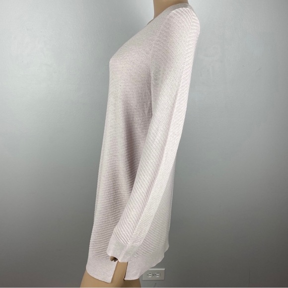 NEW EILEEN FISHER WOOL V-NECK TUNIC SWEATER - Picture 6 of 9